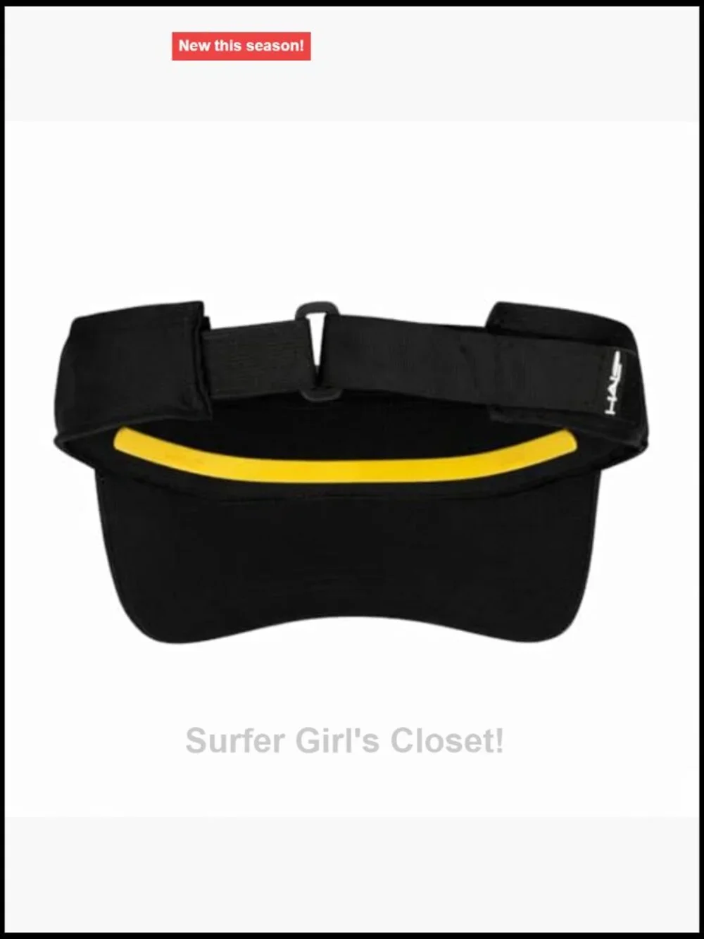 Sport Visor with Sweat Seal Grip Technology, Dryline Fabric